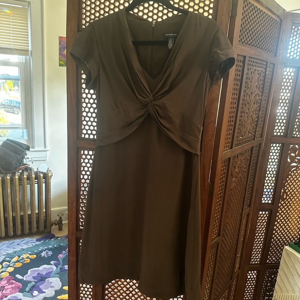 Vintage silk banana republic dress